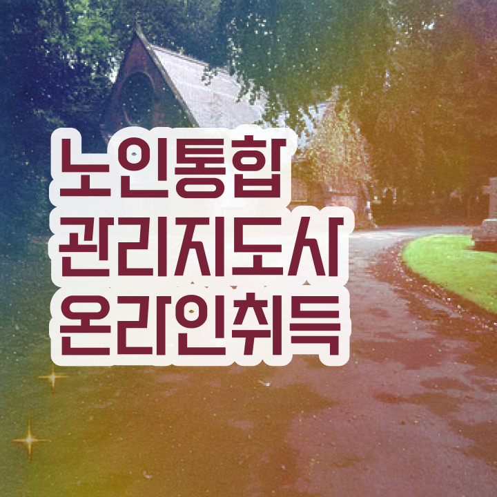  독학 자격증 추천 , 노인통합관리지도사 온라인 과정 100%로 쉽고 빠르게 성공한 비법