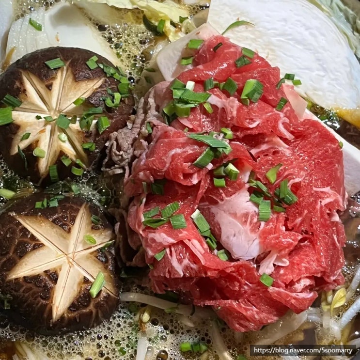  이자카야맛집 가봤어 수유 쿄우 따끈한 스키야끼