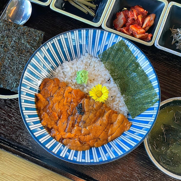  제주 서쪽 맛집 애월 우니담:바다뷰 성게덮밥 맛집