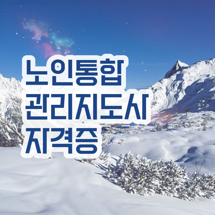  노인미술지도사 , 노인통합관리지도사 자격증 15일 만에 취득했던 후기 및 고용 전망