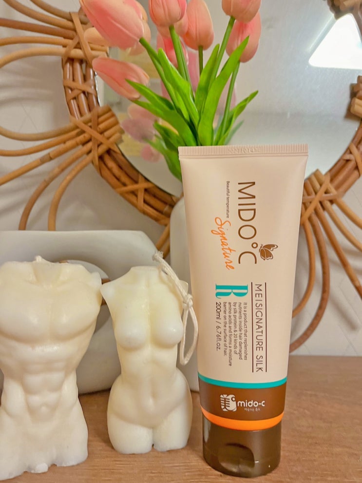  씻어낼 필요 없는 노워시 트리트먼트, 미도씨 실크 알 트리트먼트로 건강한 머릿결 완성