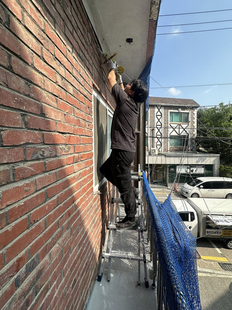  군포 하수구막힘, 외벽방수공사 잘 해결했다