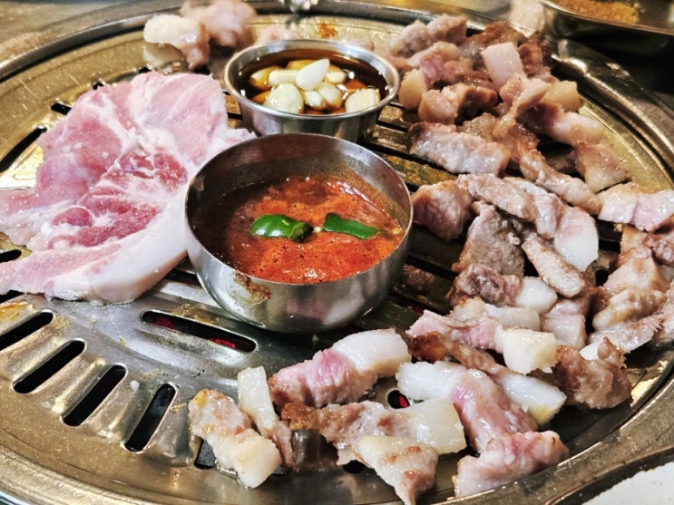 인천 가좌동 맛집 , 연탄주먹고기 내돈내산 후기