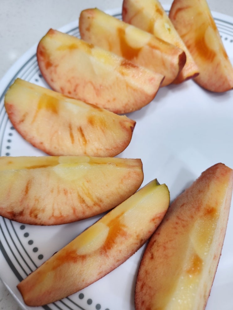  사과에서 복숭아 맛이 왜 나? 피치 애플 후기
