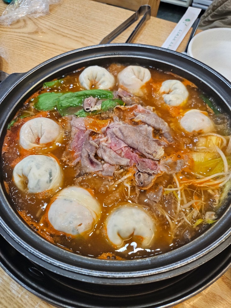  범계역 맛집 직접 빚은 손만두전골 성경만두요리전문점
