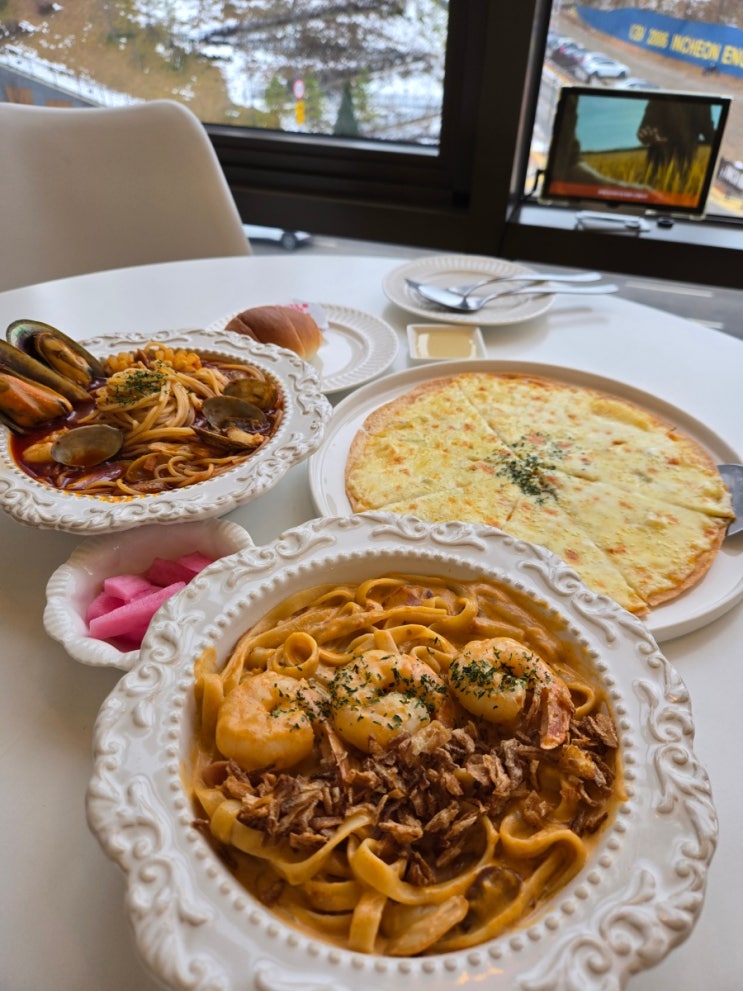  해물가득 얼큰 해장파스타 도로시파스타 검단 인천 당하동 맛집