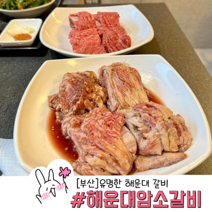  부산 해운대 맛집 유명하다고 소문난 해운대 암소갈비 내돈내산 후기