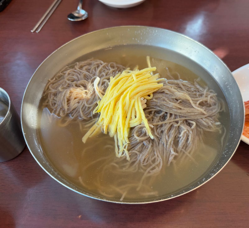 [대전] 숯골원냉면 : 고경표 윌리엄 짤의 바로 그 평양냉면 집