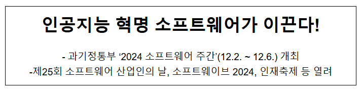 인공지능 혁명 소프트웨어가 이끈다! 인공지능 혁명 소프트웨어가 이끈다!