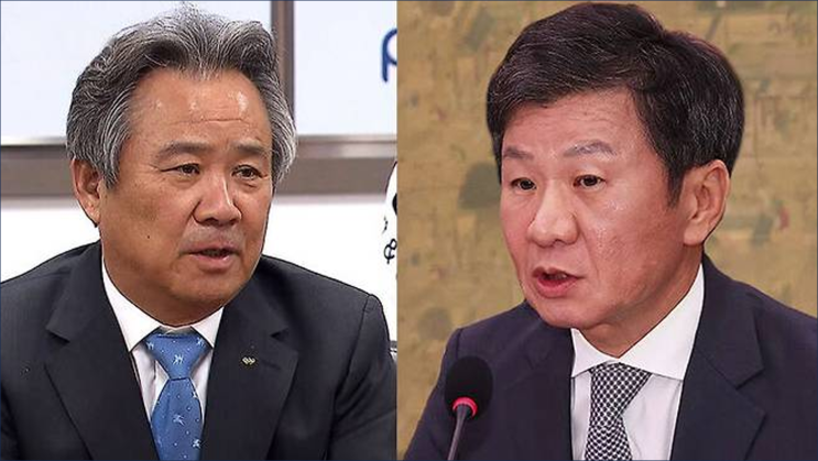 욕먹어도 또 출마…<b>이기흥</b>·정몽규의 3선·4선 도전 이유는?