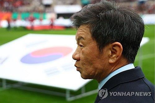 <b>정몽규</b>-<b>허정무</b>, <b>축구협회장 선거</b> 출마 공식화 후 첫 만남