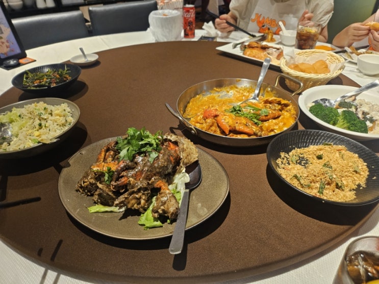  싱가포르 대표음식 칠리크랩 점포씨푸드 리버사이드 포인트점