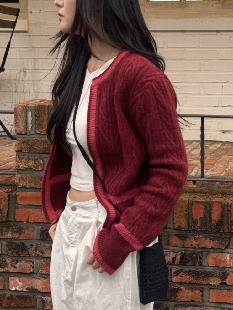 더현대서울 팝업대란템 에브모우 가디건 여성 가디건 추천