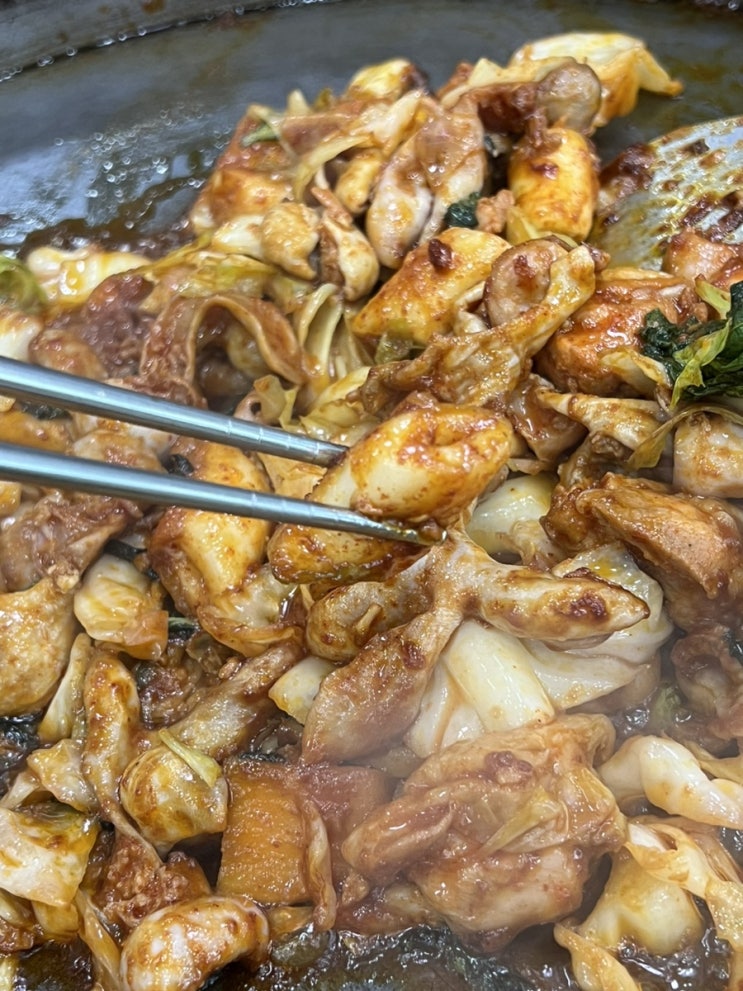  춘천 맛집 학곡리 닭갈비 주차 웨이팅 또간집 닭내장