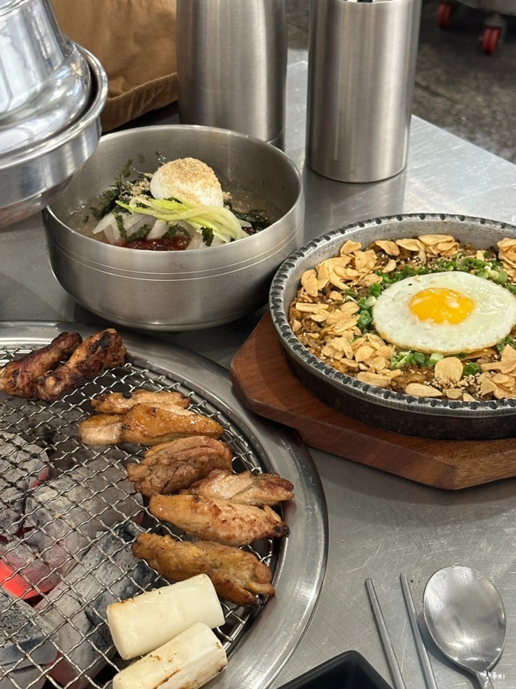 송리단길 숯불닭갈비 바이춘천 잠실 데이트 식당