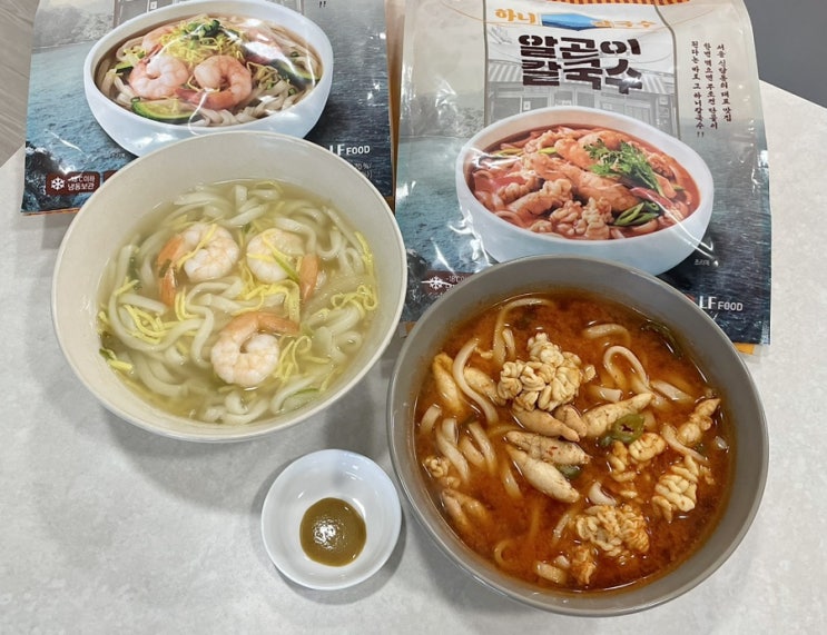  신당동 맛집 하니 칼국수 알곤이 칼국수, 새우 칼국수를 집에서도 즐길 수 있는 마켓컬리 해장템