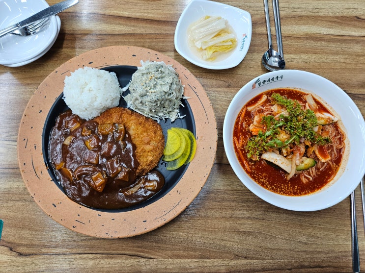  포항 문덕 국수 경양식돈까스 맛집 '망향비빔국수' 내돈내산 솔직 후기