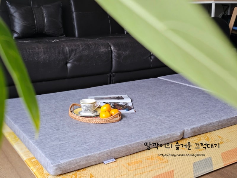 허리 편한 고몽드 바닥 3단 접이식 토퍼 매트리스 추천