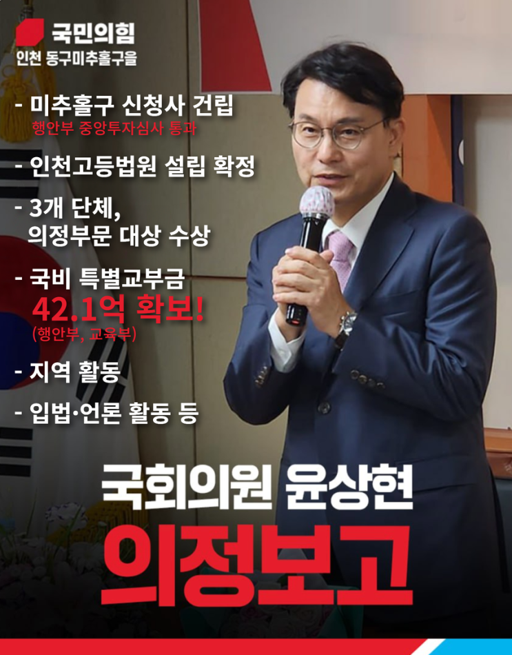 <b>윤상현</b> 국회<b>의원</b> 의정활동 보고