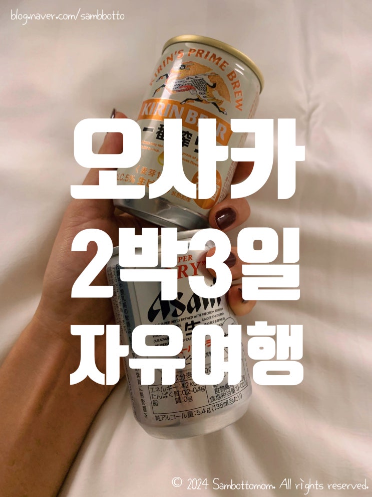  오사카 2박3일 자유여행 기록, 팁 | 일본 여행 Part.2