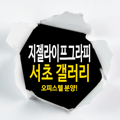 지젤라이프그라피서초 오피스텔 조건변경 특별분양