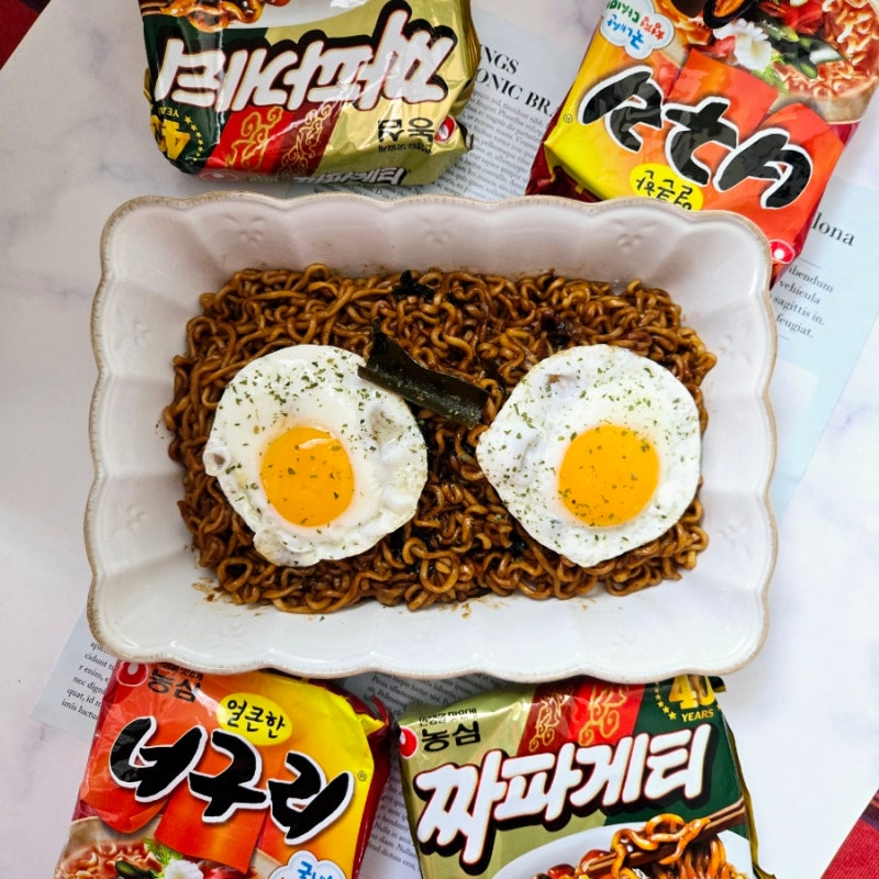 짜파구리 3개 조리법 짜장라면 너구리 짜파게티 조합
