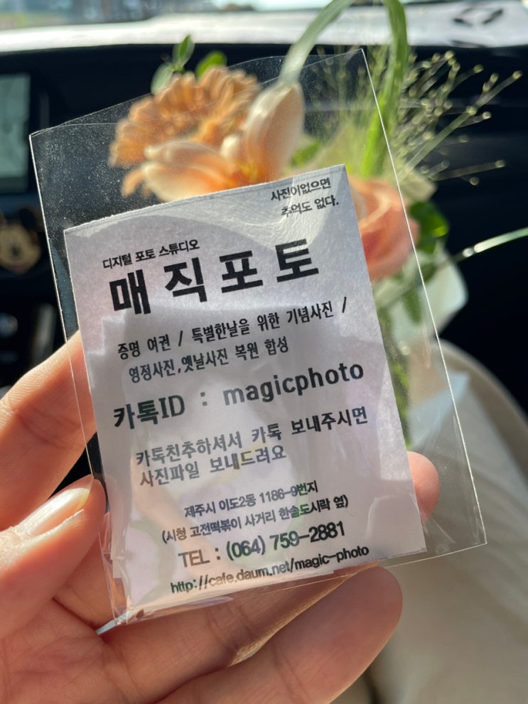  제주 시청 여권 사진 잘 찍는 곳 매직 포토 내 돈 내산