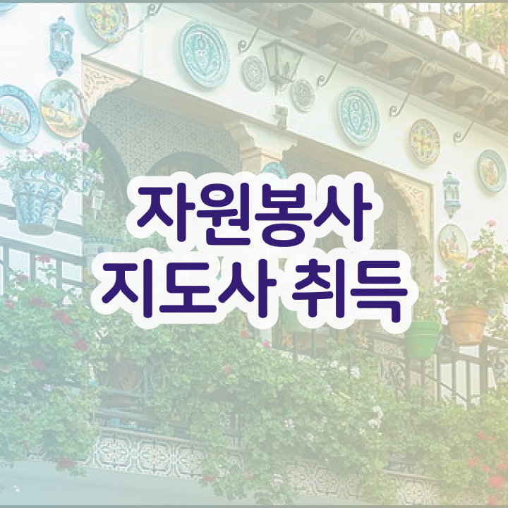  , 자원봉사지도사 자격증 독학으로 합격한 후기 정보 퍼펙트 요약