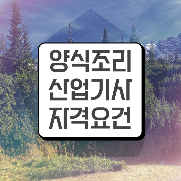  양식조리산업기사 취득자격 집에서 온라인으로 간단하게 완료한 비법