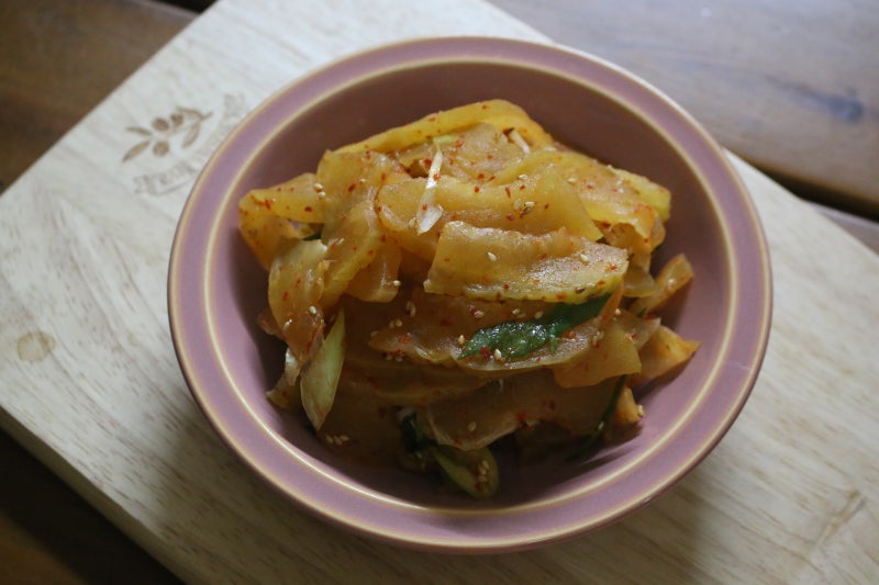 울외장아찌 입맛 돋우는 음식 나나스끼 무침 레시피