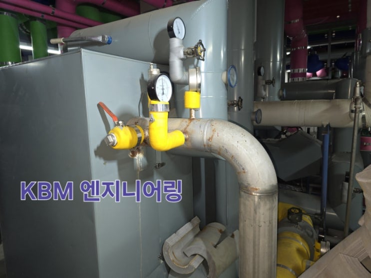  아파트 기계실 서스배관누수 배관출장용접