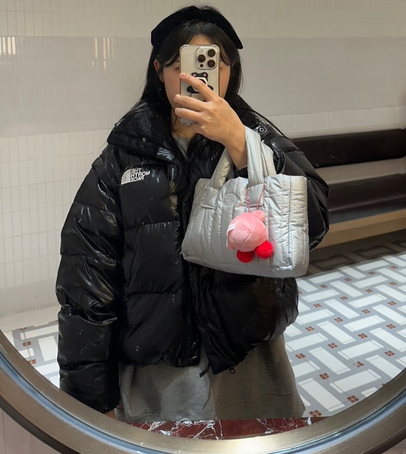 여자패딩추천 노스페이스 눕시 패딩 화이트라벨 사이즈추천 기장신세계아울렛
