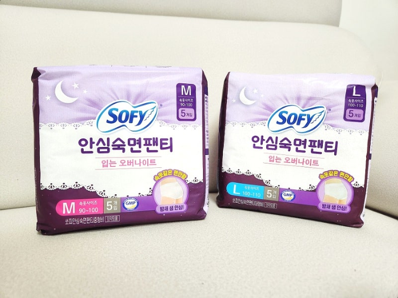 쏘피안심숙면팬티 입는오버나이트 올영생리대 꿀잠템