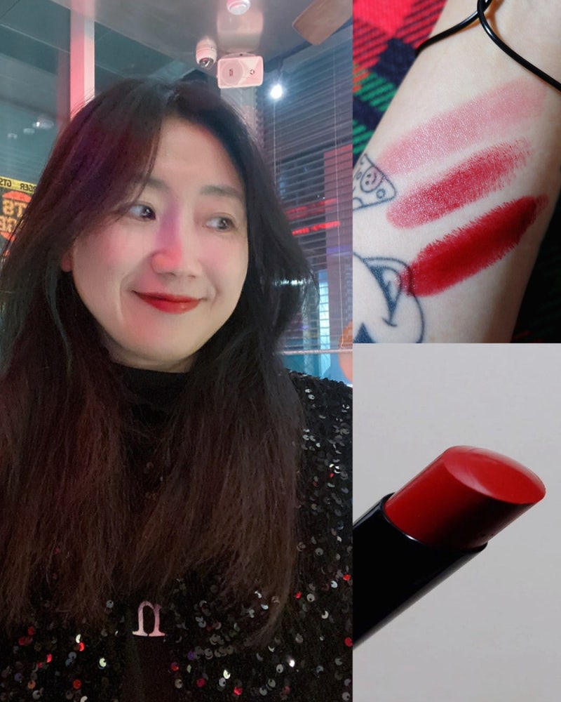 제니립스틱 헤라 루즈 클래시 301 서울레드 발색 리뷰