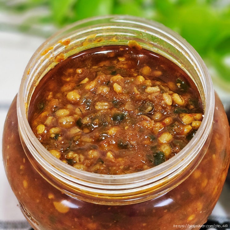 땡초된장 추천 5쇼핑의 국산 매콤통보리장 500g