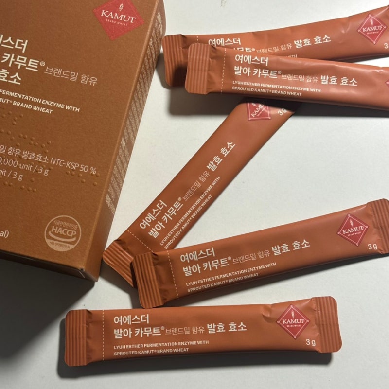 여에스더 발아 카무트 효소 후기 효소 역가수치