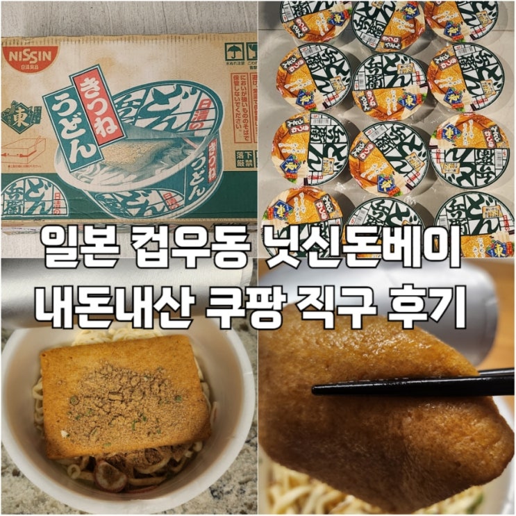  일본라멘 추천 닛신 돈베이 컵우동 내돈내산 직구후기