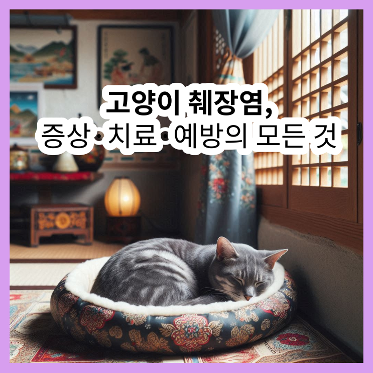  고양이 만성췌장염 증상·치료·예방, 집사라면 꼭 알아야 할 정보 (고양이 급성췌장염과의 차이)