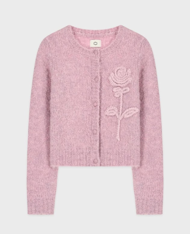 IVE Jang Won-young & Rei's Style Spotted on Official YouTube & Instagram: Featuring SINOON Rose Flower Cardigan