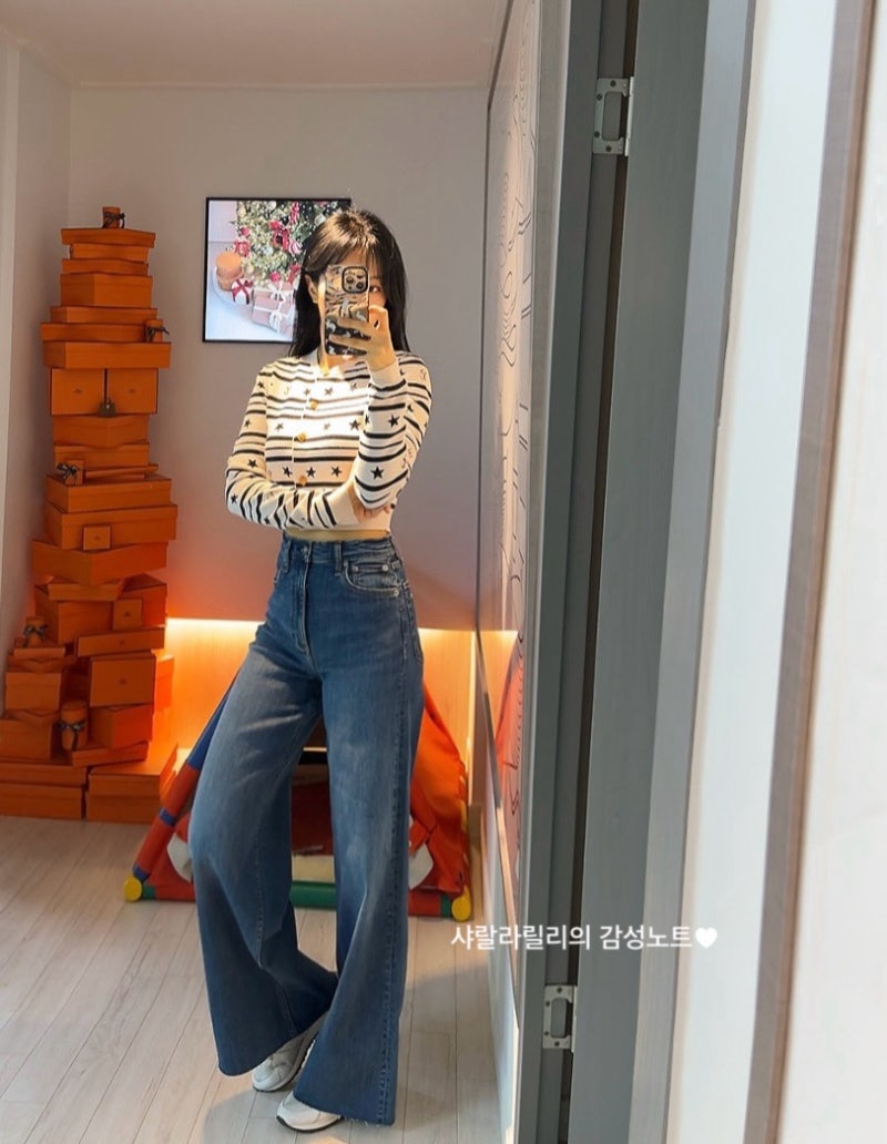 랙앤본 (rag & bone) 하이웨스트 와이드 여성 데님 ::핏이 너무 예쁨 돋아