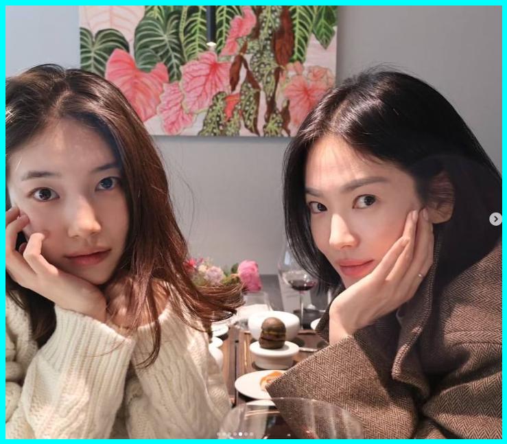 <b>수지</b> <b>송혜교</b> 회동, 밥 <b>데이트</b>도 화보라는 투샷