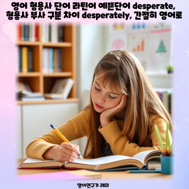 영어 형용사 단어 라틴어 예쁜단어 desperate, 형용사 부사 구분 차이 desperately, 간절히 영어로 영어 형용사 단어 라틴어 예쁜단어 desperate, 형용사 부사 구분 차이 desperately, 간절히 영어로