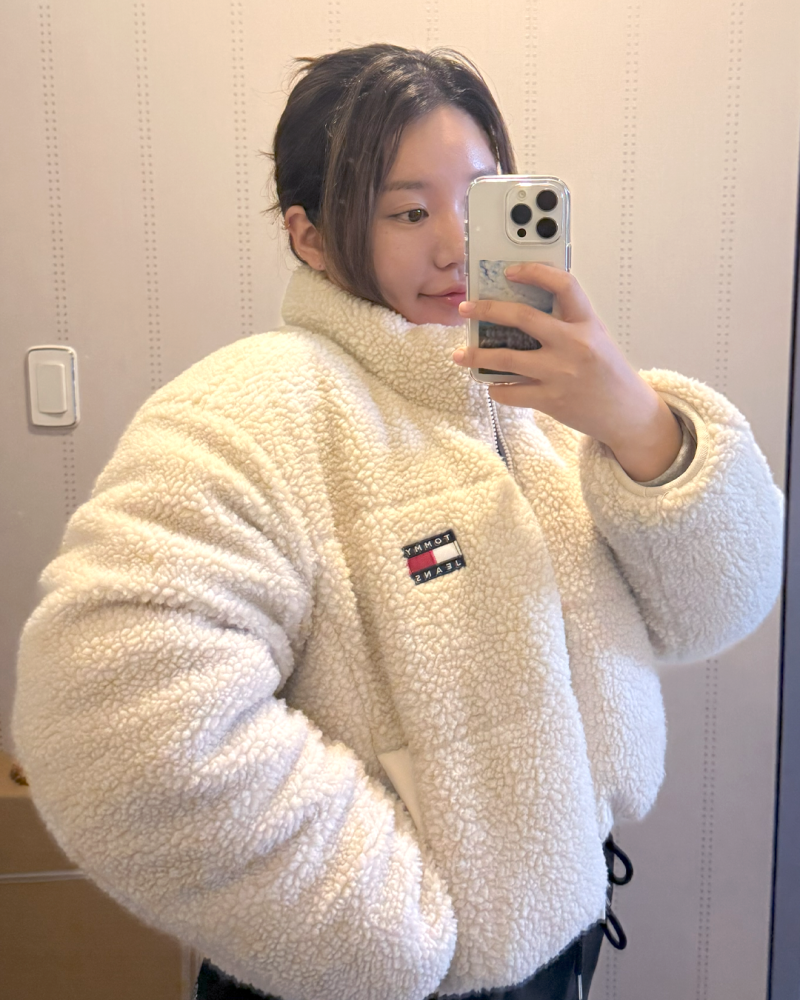 요즘 인스타에서 핫한 타미힐피거 양면패딩? 내돈내산 단점 솔직후기 사이즈팁 + 현실핏 착....