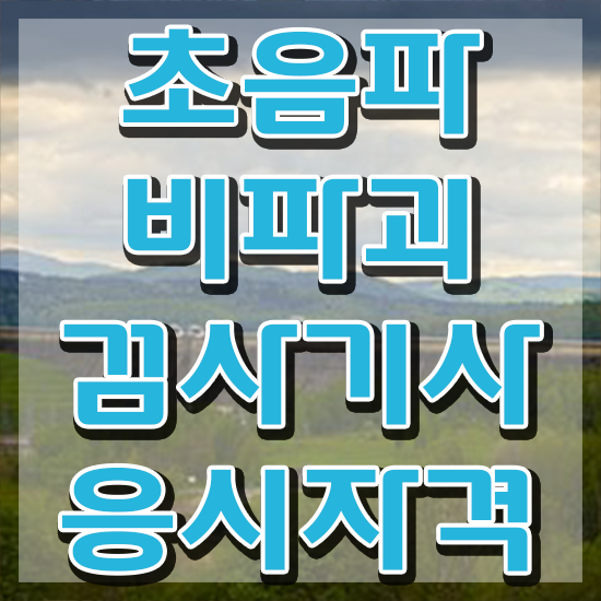  초음파비파괴검사기사 취득자격 온라인으로 간단하게 끝낸 방법