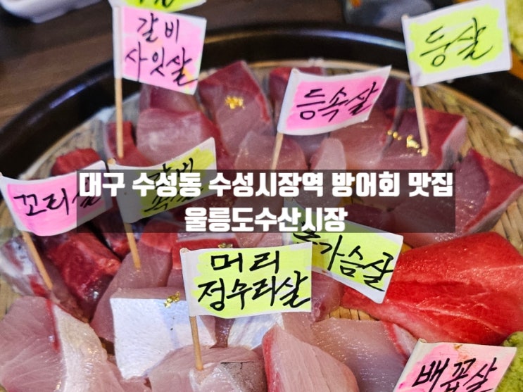 대구 수성동 10가지 부위로 즐기는 대방어 맛집 '울릉도수산시장' 방어회 맛집 후기 대구 수성동 10가지 부위로 즐기는 대방어 맛집 '울릉도수산시장' 방어회 맛집 후기