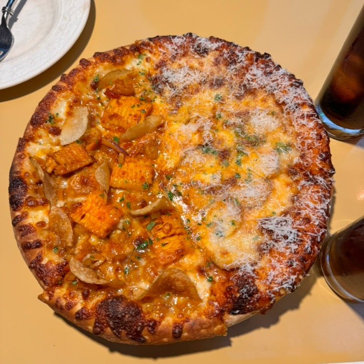  한남동 피자 맛집 파이프그라운드 두번먹고싶은 옥수수피자