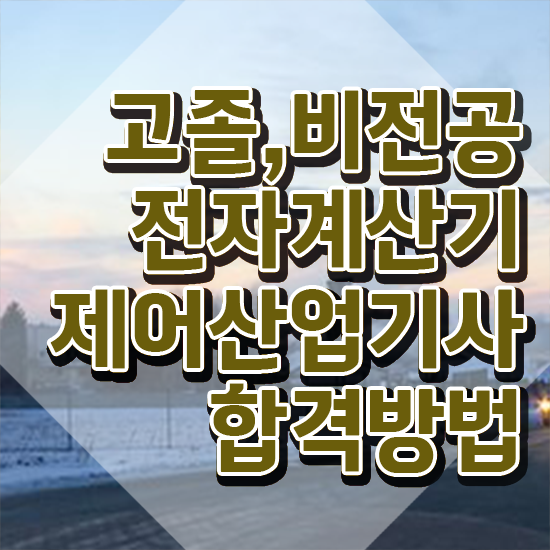  전자계산기제어산업기사 전자계산기제어산업기사 응시조건 독학으로 간단하게 완료한 과정