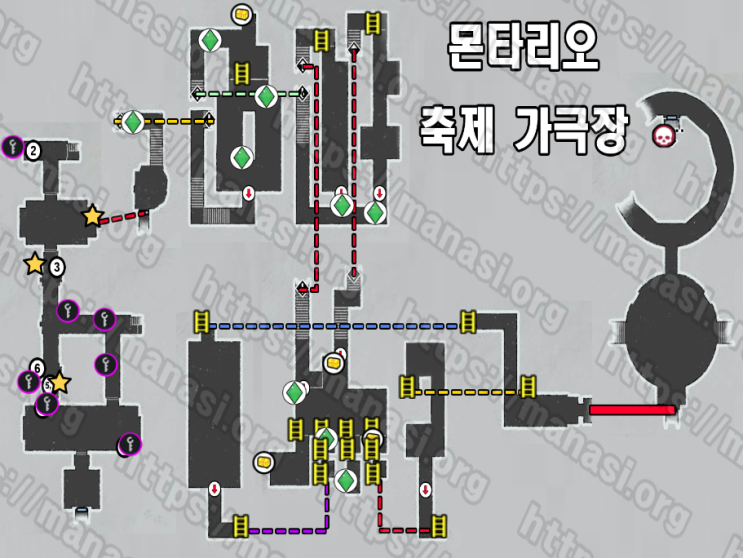  메타포 : 리판타지오 – 몬타리오 축제 가극장 지도 / 공략 및 수집품 공략