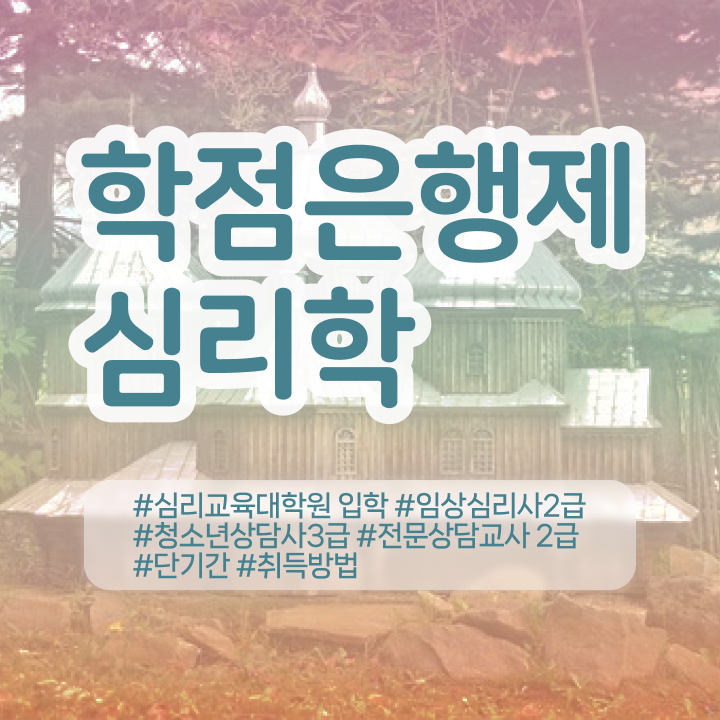  , 심리학사 취득 직장인도 온라인 평생교육원 통해서 쉽고 빠르게 성공한 꿀팁 모음
