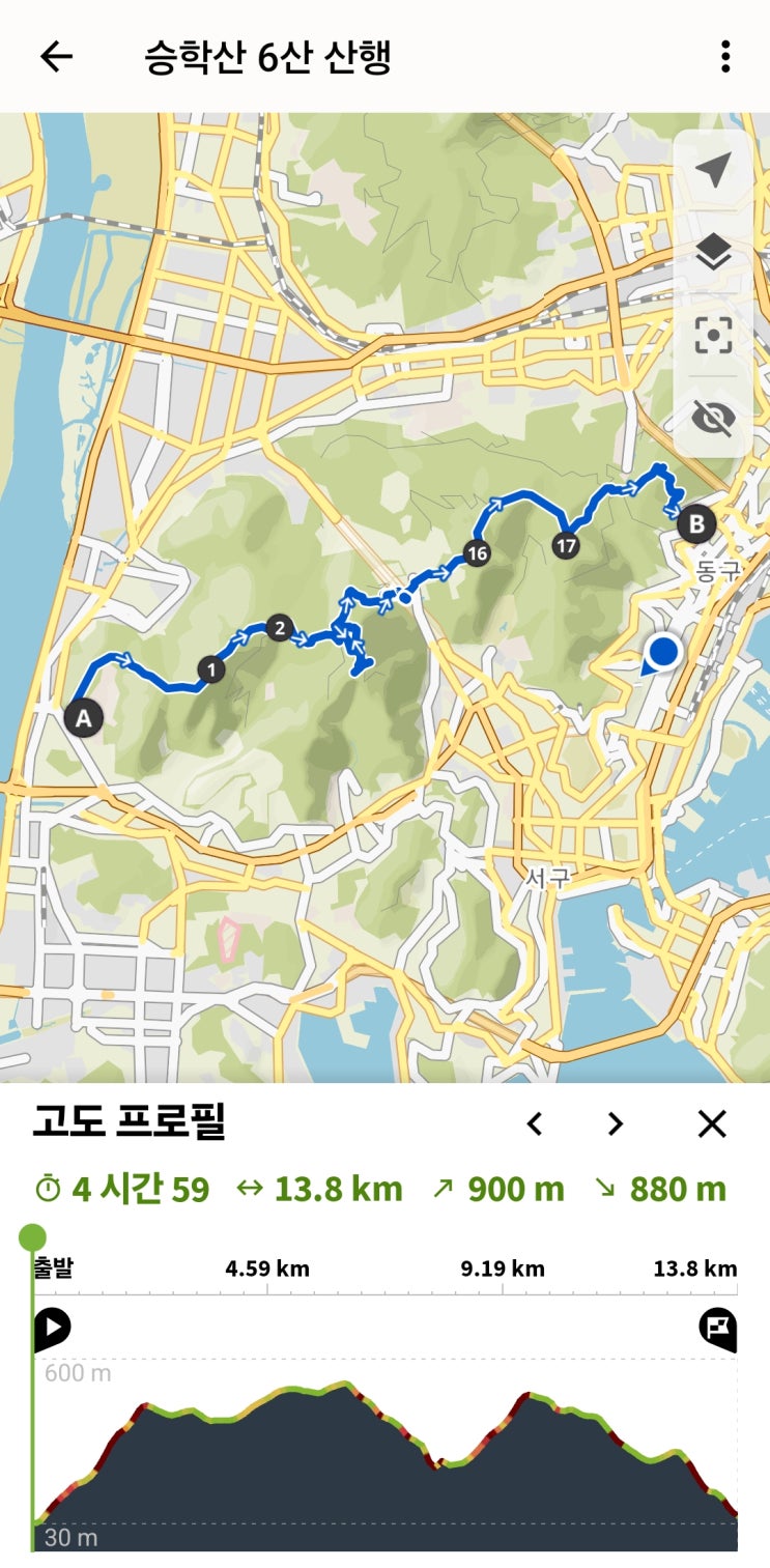 [블랙야크 명산100+ & 낙동정맥] 승학산-시약산-구덕산-꽃마을-엄광산-구봉산-수정산, 1일6산 산행